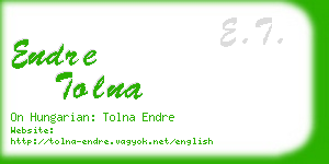 endre tolna business card